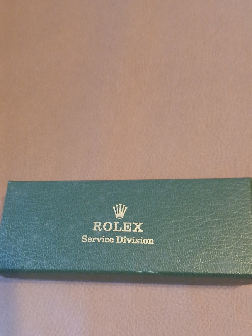 Rolex Dark Green Box with Gold Emblem
